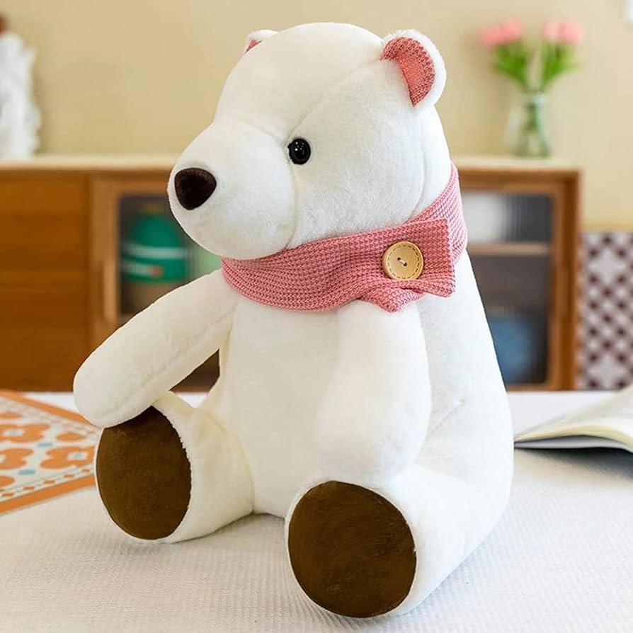 Amazon｜腰当てクッション ぬいぐるみ シロクマ 小さいサイズ