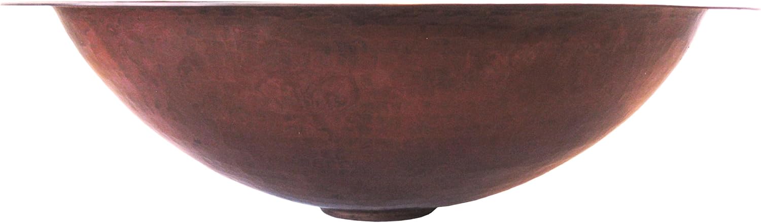 Novatto QUITO PEQUENO Small Copper Bathroom Sink, Antique