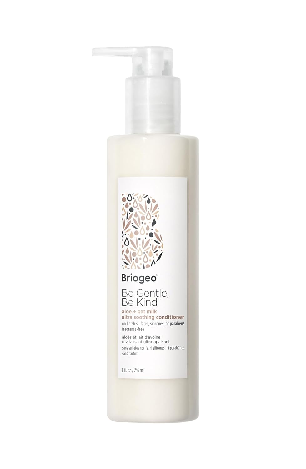 Briogeo Be Gentle, Be Kind Aloe + Oat Milk Acondicionador ultra relajante, Acondicionador hipoalergénico y aprobado por dermatólogos, sin fragancia,