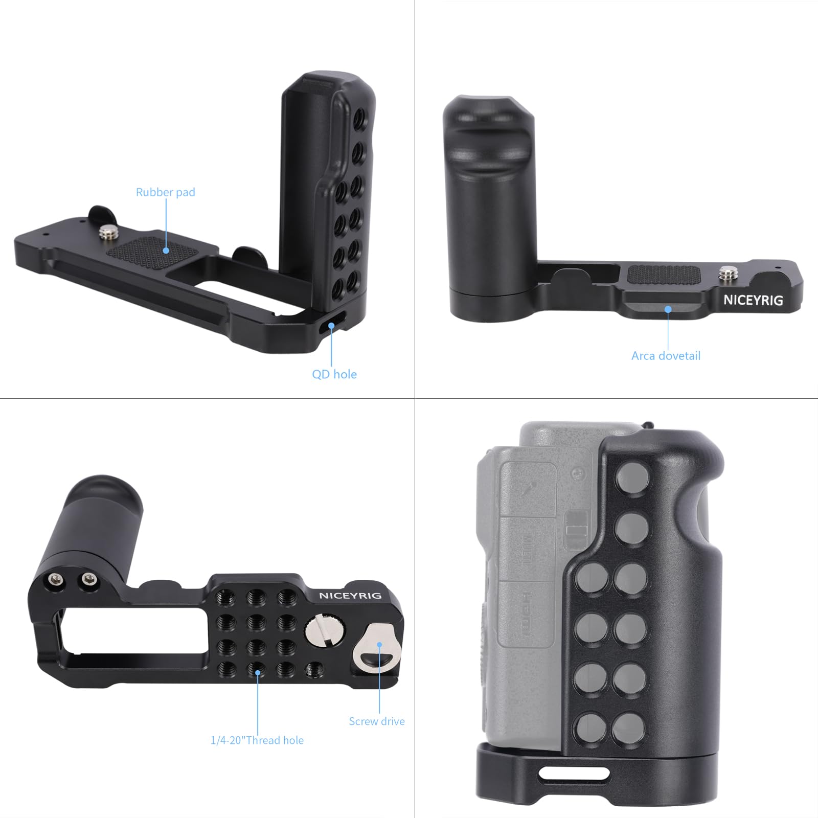 Amazon | NICEYRIG L型プレート L型ハンドル Sony ZV-1M2/Sony ZV