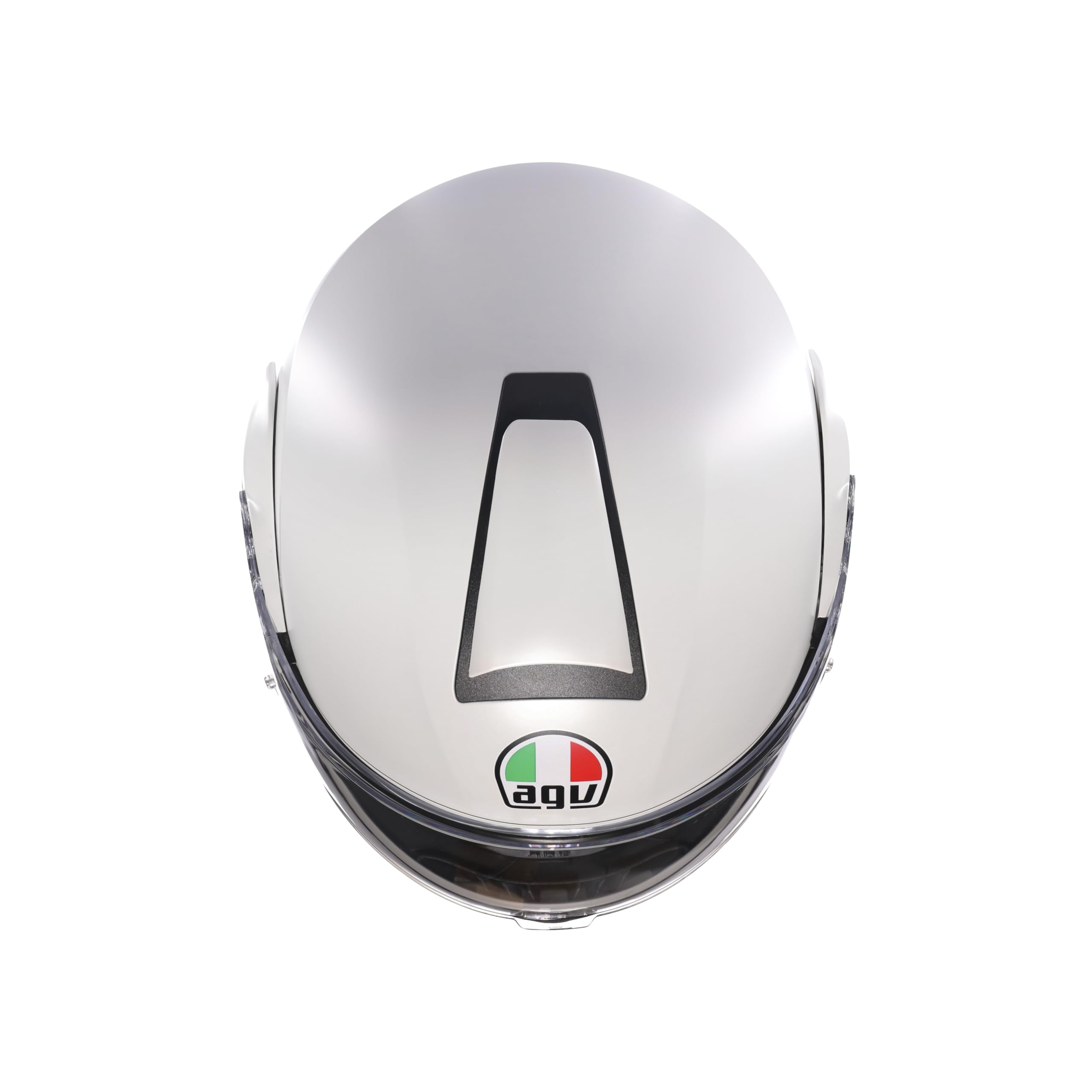AGV Streetmodular ECE 22-06 Mono, Casco De Moto Modular Homologado ECE 22-06 P/J con Pantalla Parasol, Blanco Materia Mate, L