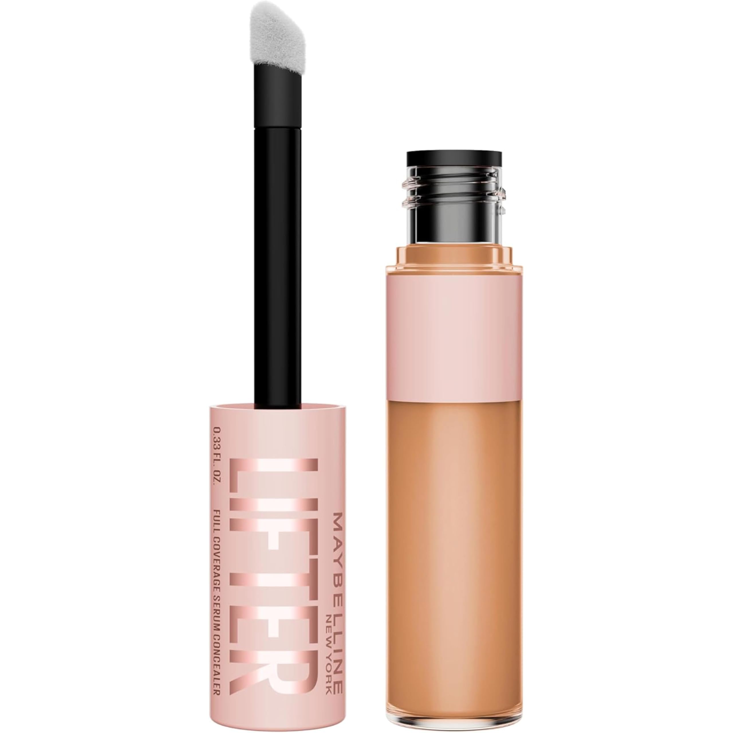 Maybelline New York Lifter Concealer, Serum-Abdeckstift gegen Augenringe mit 2% Peptiden & Koffein, hohe Deckkraft & 24H Feuchtigkeit, Nr. 85, 10 ml