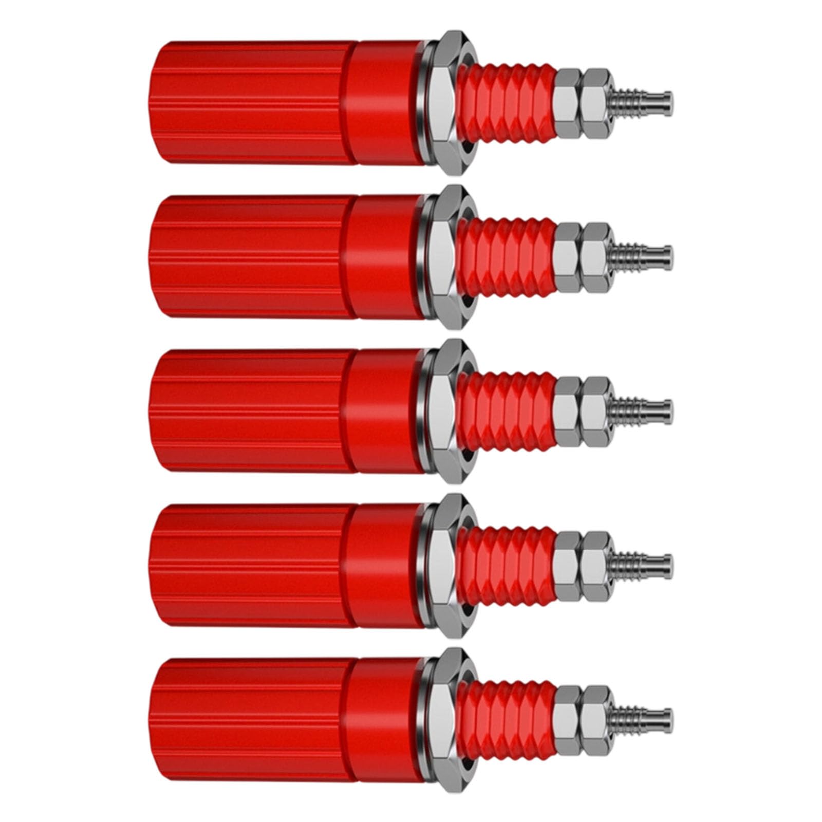 Nucelit Conductivity Binding Post Connector 4mm Banana Socket Terminals for Speak Panel & Professional Sound Systems Metal ABS Terminals