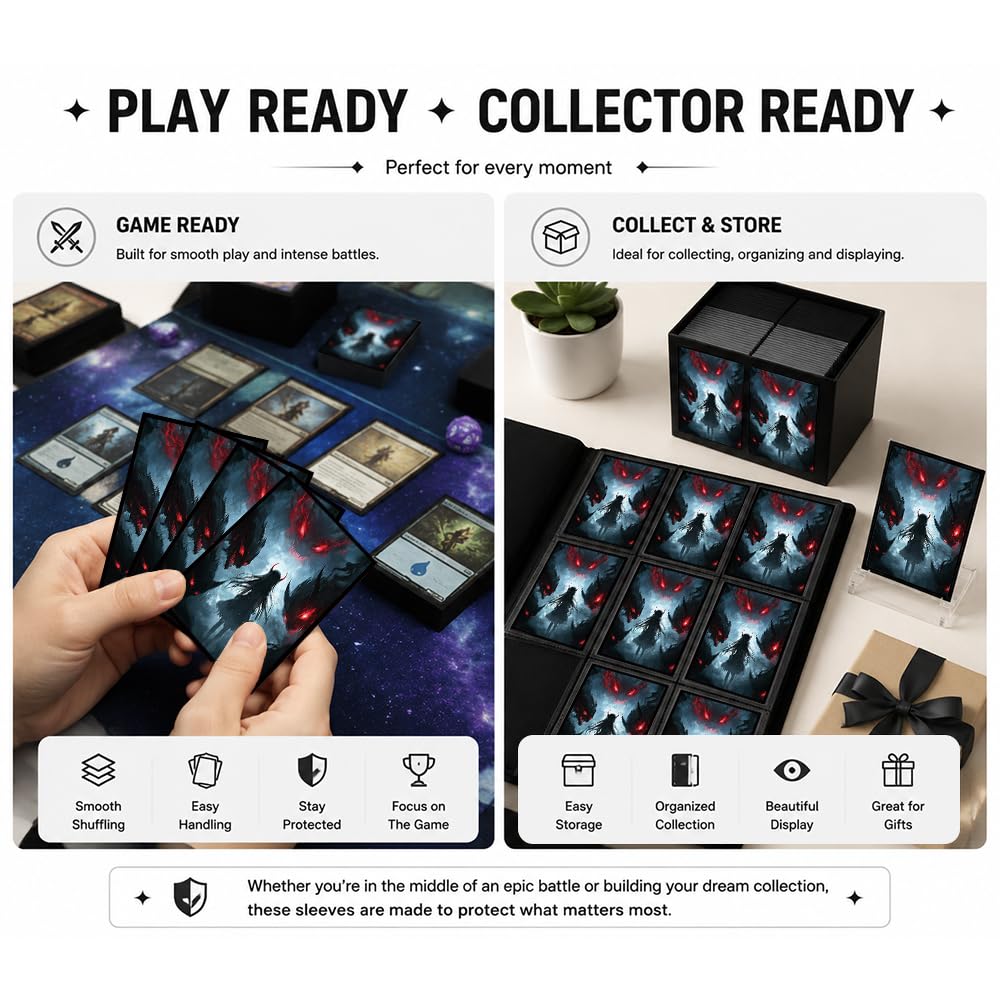 Amazon.co.jp: MTGカードスリーブ100枚。TCGカード保護スリーブの