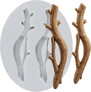 3D Tree Branch Silicone Molds Tree Branch Polymer Clay Mold for DIY Crafts Epoxy Resin Casting Air Dry Polymer Clay Plaster Jewelry Making