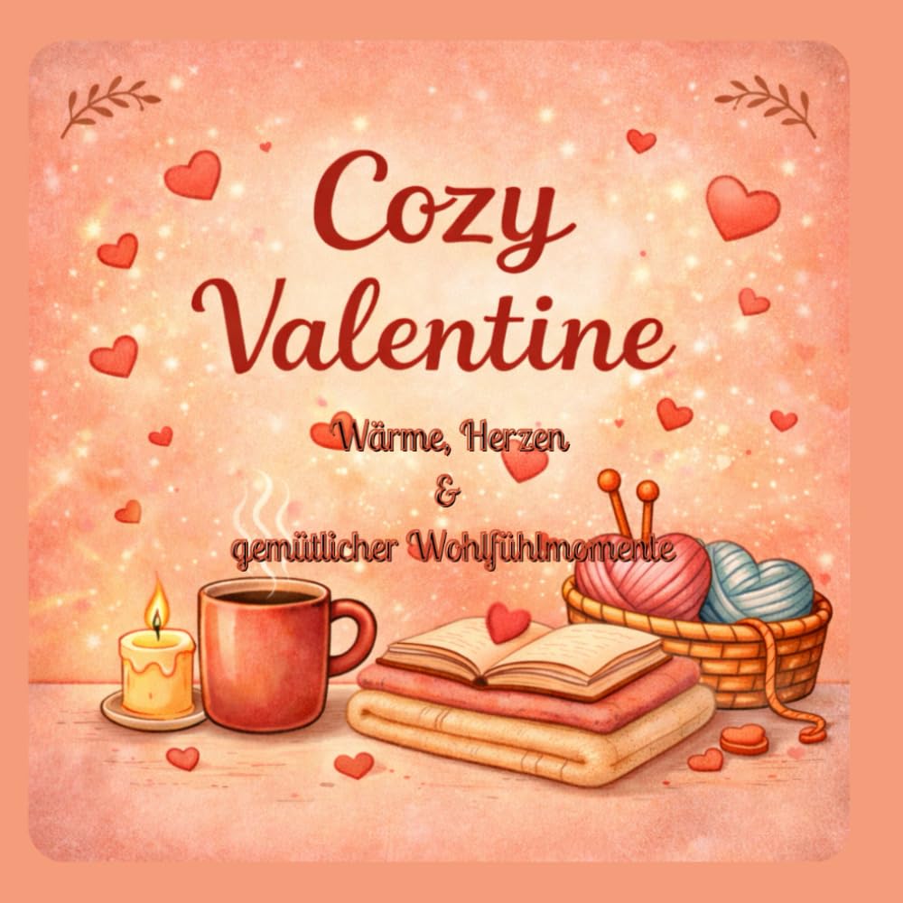 Cozy Valentine: Bold & Easy/ Cozy Ausmalbuch voller Wärme, Herzen und gemütlicher Wohlfühlmomente