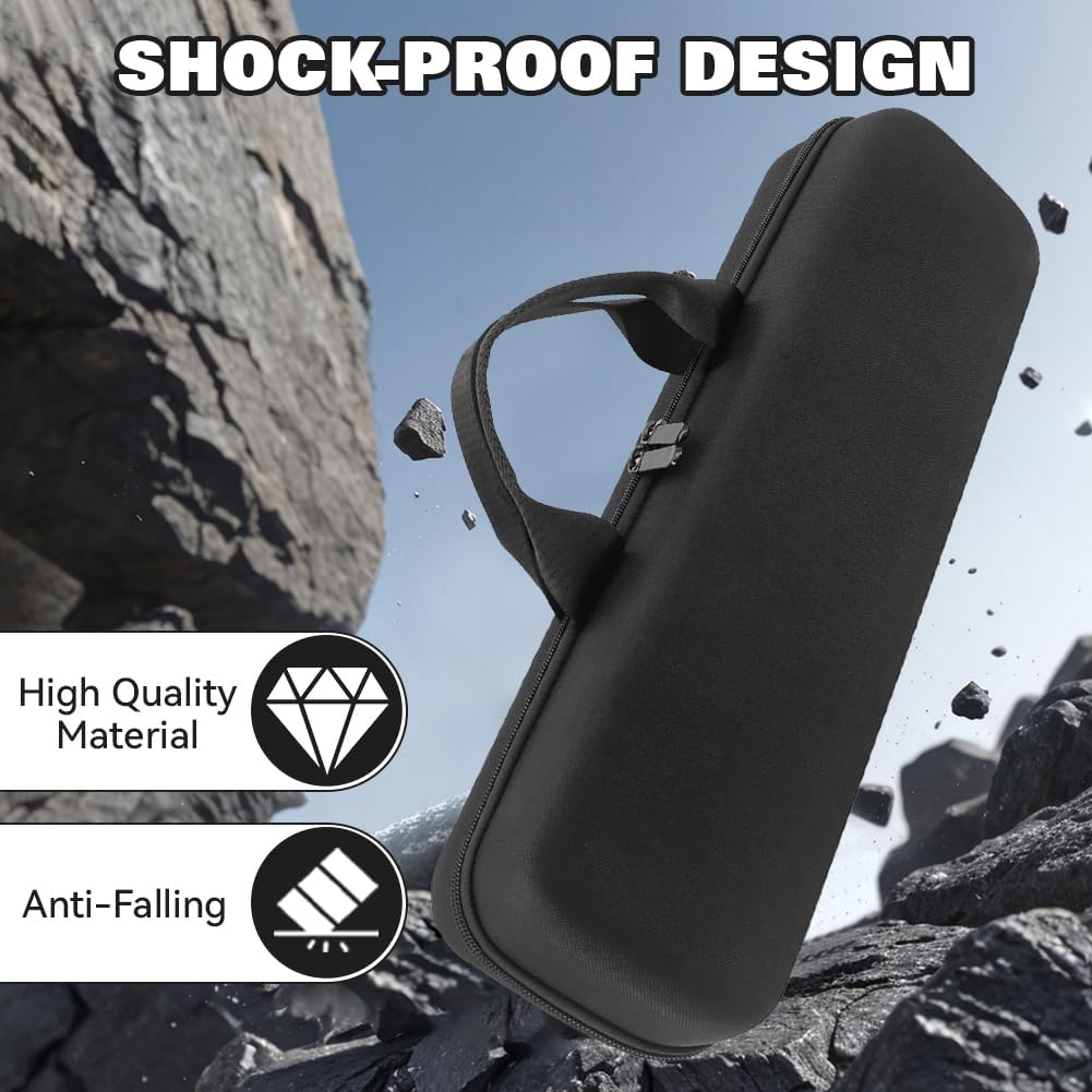 Tragbare Reisetasche Tragetasche kompatibel mit Airstrait HT01 Haarglätter Aufbewahrungsbehälter stoßfest wasserdicht Eva Schutztasche für Haus Urlaub Haartrockner Zubehör