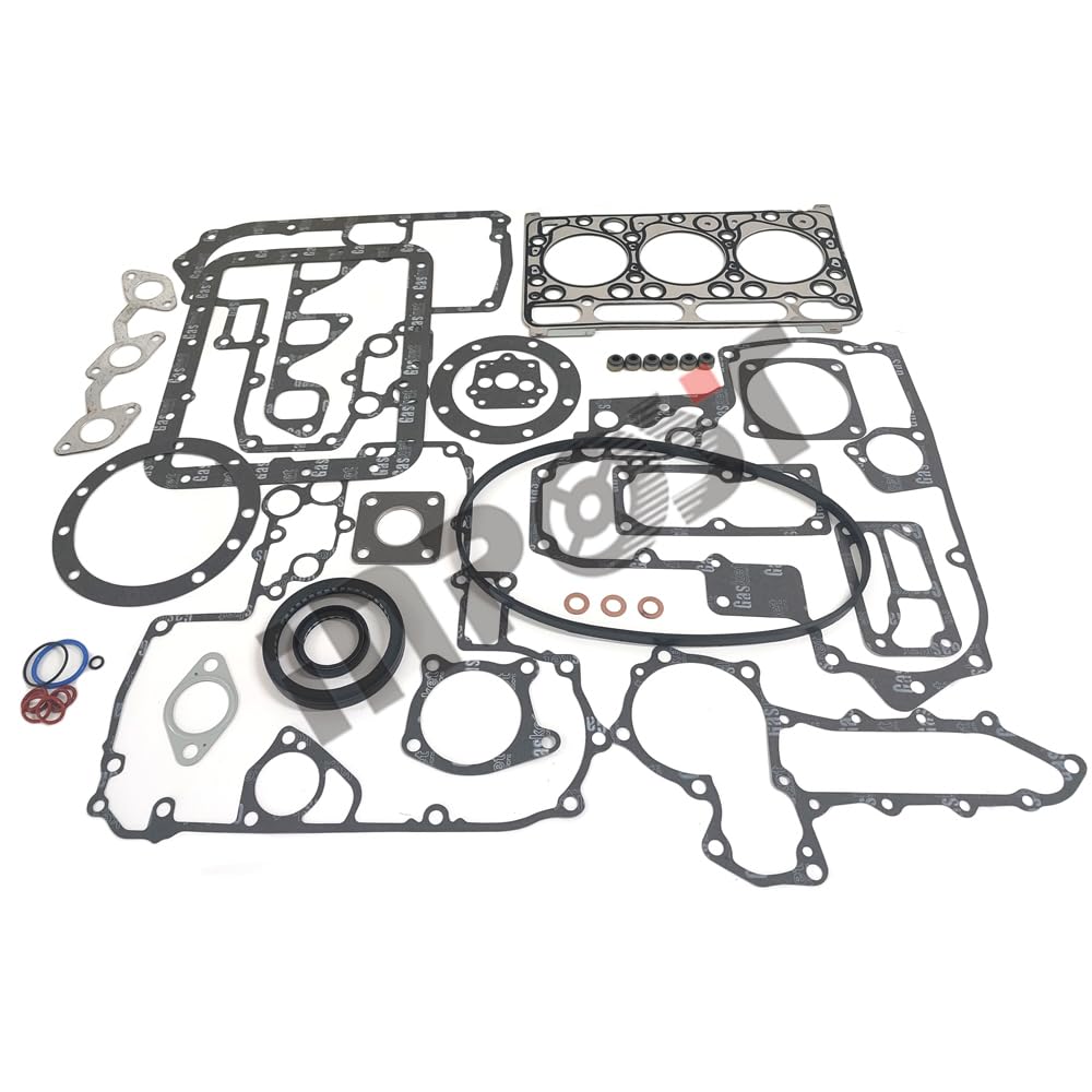 INPOST D1301 Kit de juntas de revisión completa, Recambio para motor de tractor Kubota L295DT L295F L305DT
