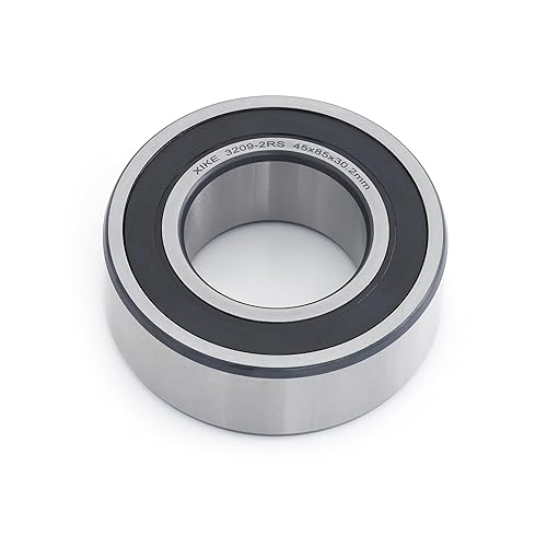 Miniatura 5 de XIKE 1 Pcs 3209-2RS5209-2RS Sealed Angular Contact Ball Bearing 45x85x30.2mm Double Row, Fits DIYCNCMotorAuto AC, Water