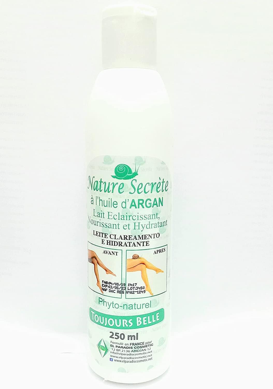 Argan Oil Moisturizing Lightening Body Lotion -250ml