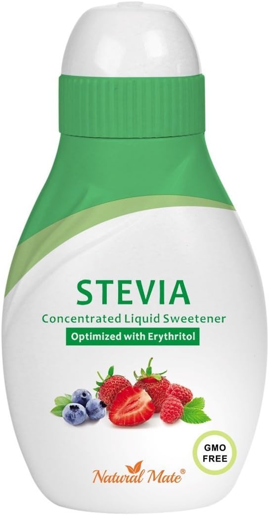 Stevia Concentrated Liquid Sweetener (Optimized with Erythritol) 1.33 FL OZ (37 mL)