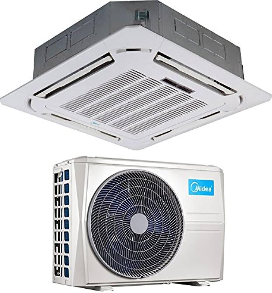 CLIMATIZZATORE CASSETTA 55000 MIDEA Power Breezeless R32 DC INVERTER A++A+ wi fi ready