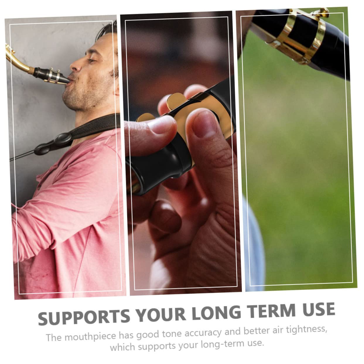 ifundom 3juegos Accesorios Para Saxofón Tenor Boquillas Almohadillas y Protector Para Músicos