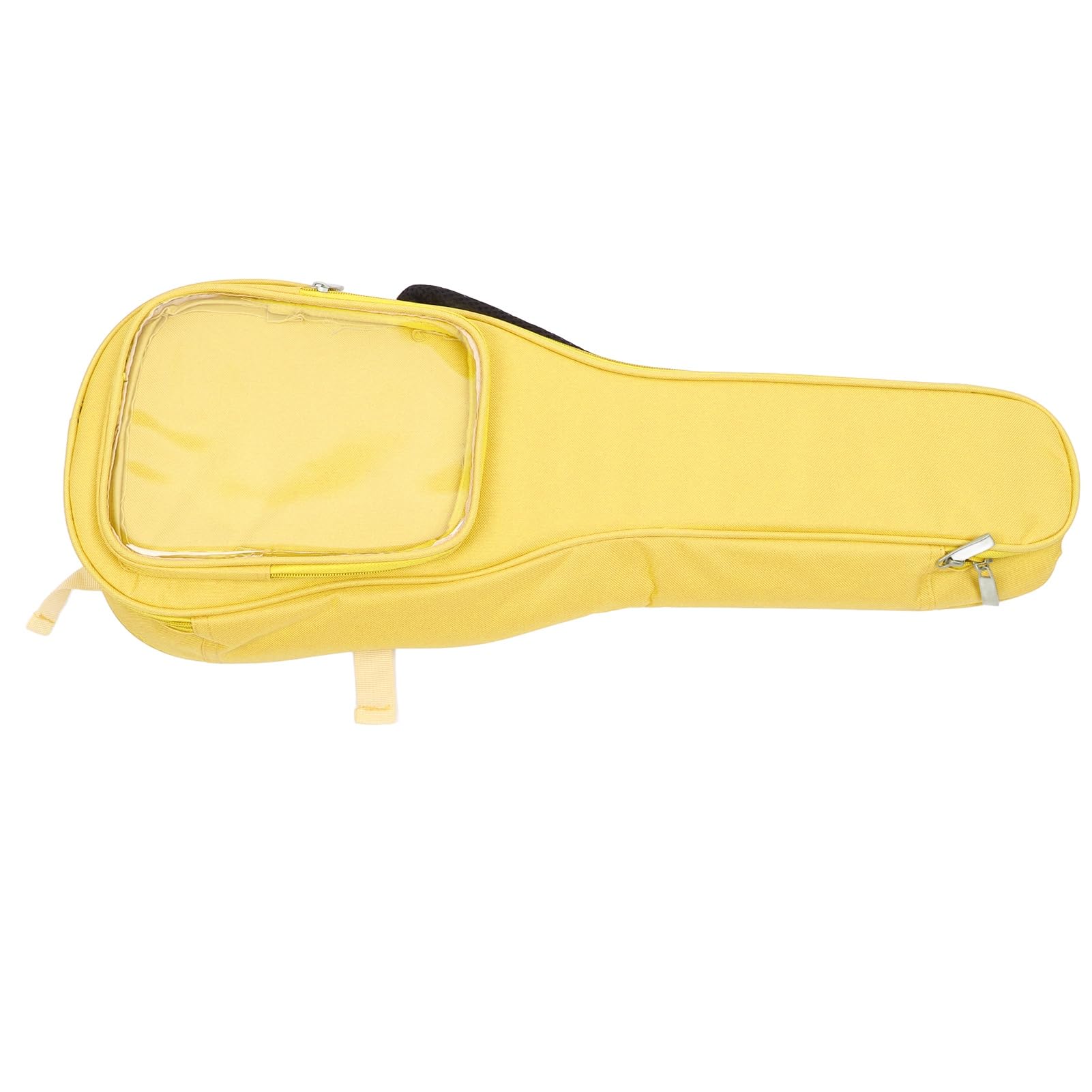 RiToEasysports Mochila para Guitarra, Tela Oxford Impermeable, Ligera, Portátil, con Cómodo Acolchado y Correas Ajustables para Guitarra Acústica, Atril, Pedal de Efectos y Accesorios (Yellow)