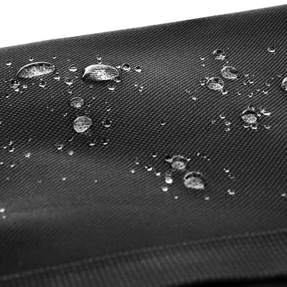 Sacoches de vélo imperméables de 50L,fabriquées en Polyester 600D Haute densité pour Une,Le Sac de Selle de vélo est livré avec Une Bordure réfléchissante et Une Housse de (Noir)