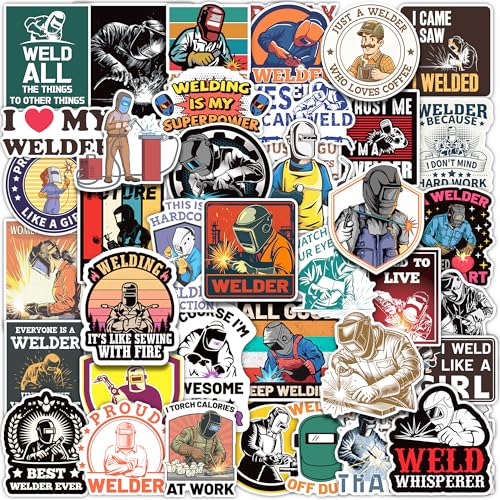 Yqskt 200PCS Welding Stickers for Men Women