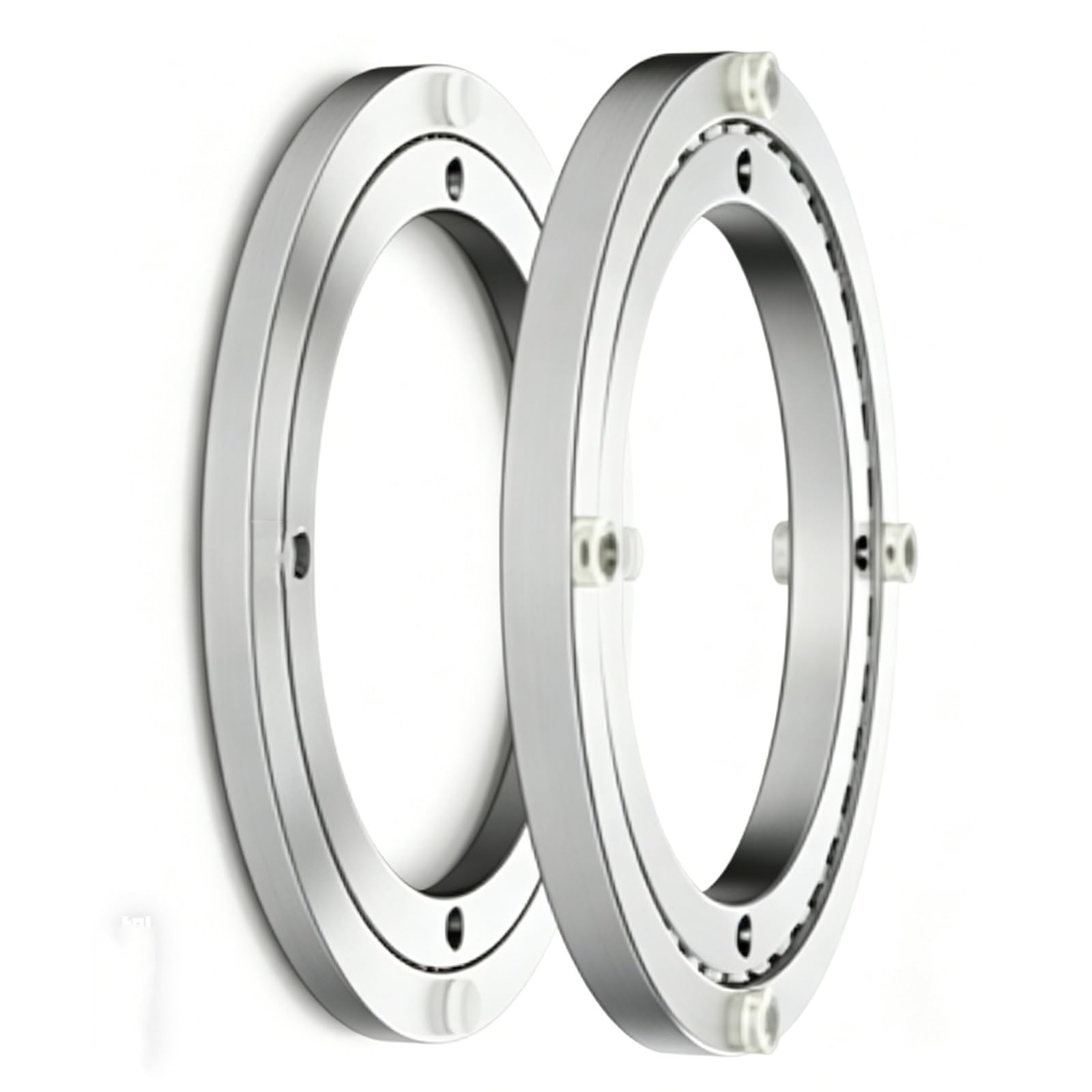 1pcs，Rotating Base，Table Bearing，Desktop Adapter，Swivel Plate ，turntable Bearing ，Silent Ball Bearing，Silver(680mm (27 inches))