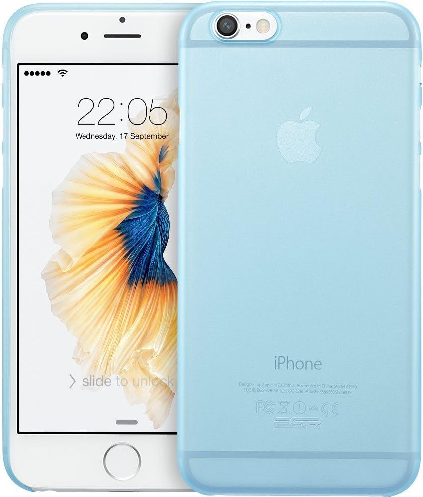 iPhone 6s Case, iPhone 6 Case, ESR Protective Skin [Basic Scratch Resistant] [Ultra Thin] [Slim & Light Weight] Back Cover for iPhone 4.7 inches iPhone 6s / 6 (Blue)