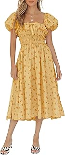 yellow dress with flowers