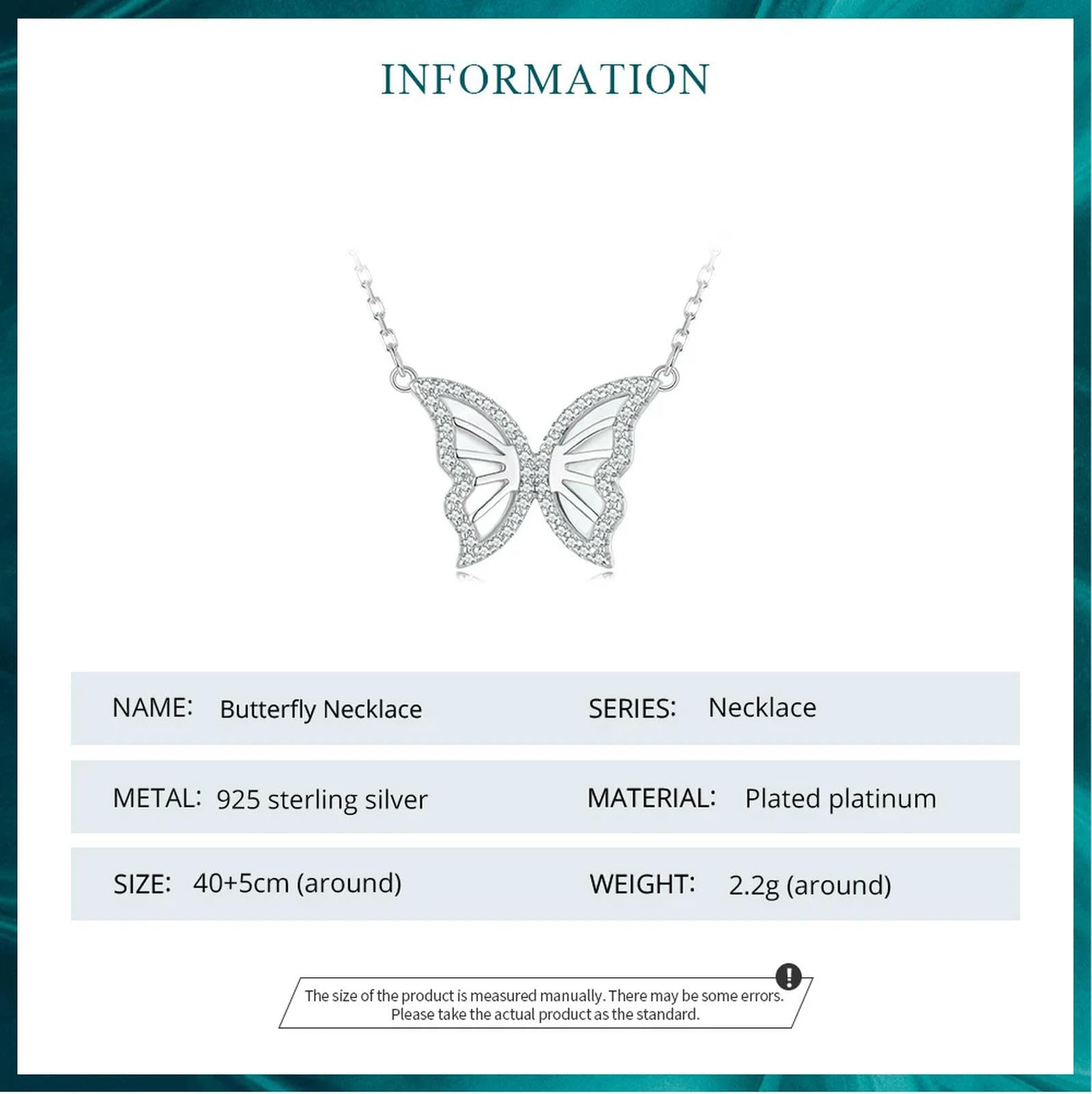 Collana Con Ciondolo A Farfalla In Argento Sterling 925 Per Donna, Regalo Di Compleanno E Natale, Con Incastonatura A Pavé Di Zirconi Cubici, Gioielleria Raffinata