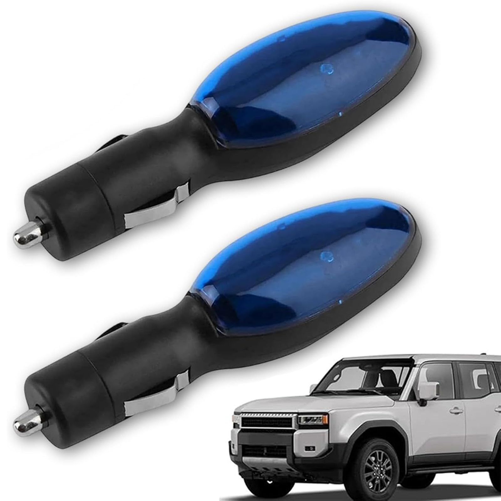 Photo 1 of 2 Pcs Car Fuel Saver Device - Auxiliary Fuel Economizer, Plug and Play Portable Automotive Accessory Compatible with Gasoline & Diesel Vehicles