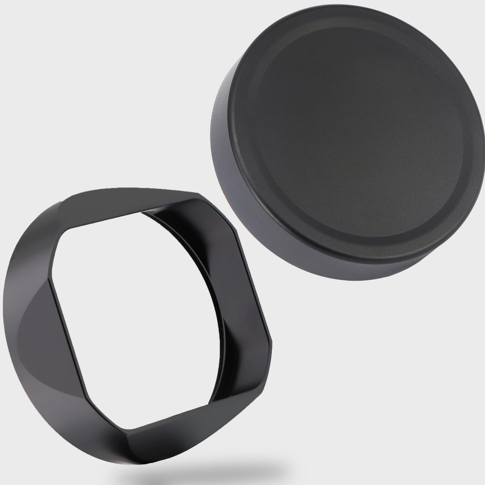 Haoge Metal Lens Hood Shade For Leica Q3 Q3 43 Q2 Q-P QP Q Typ 116 Typ116 Camera Silver LH-LQOS