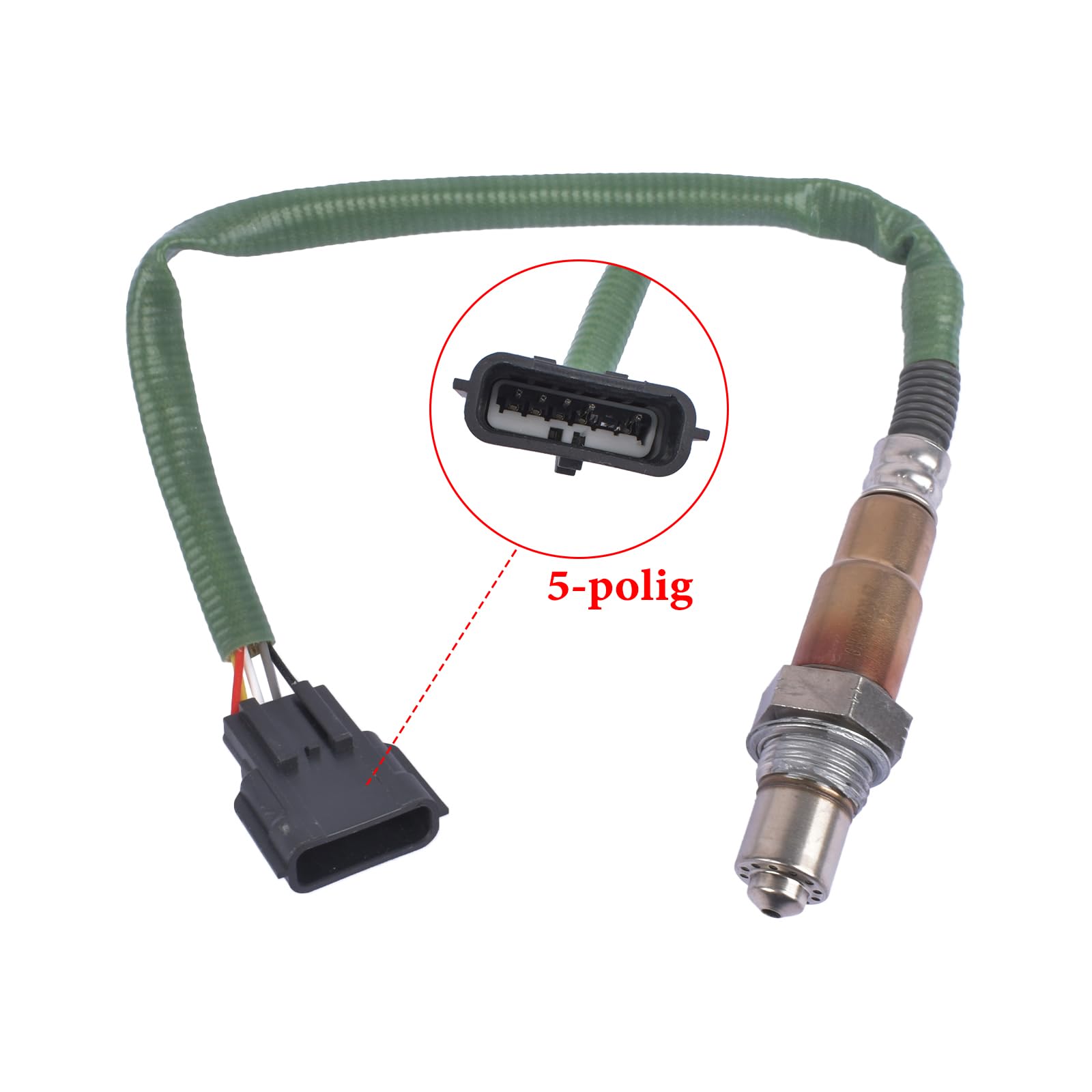 Capteur d'oxygène lambda Compatible avec CAPTUR CLIO 8201140217 4535423000 | MEGANE III IV TWINGO III, FORTWO 1.0 DUSTER, LOGAN II SANDERO II