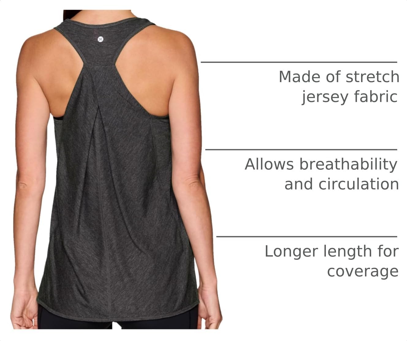 RBX Active Workout Tank Top for Women Racerback Flowy Yoga Top Fashion Detail image 4