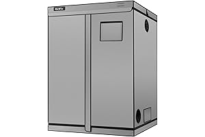 RichYa 4 x 4 Hydroponic Mylar Grow Tent with Window and Floor...