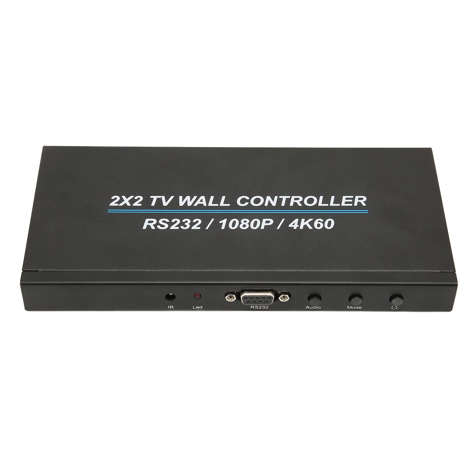 KCHOICE® 2022 New 2x2 HDMI Video Wall Controller, 4K@60Hz 1080P HD 2X1, 3X1, 4X1, 1X2, 1X3, 1X4, 2X2 TV Wall Controller for 4 TV Splicing Display(Black)