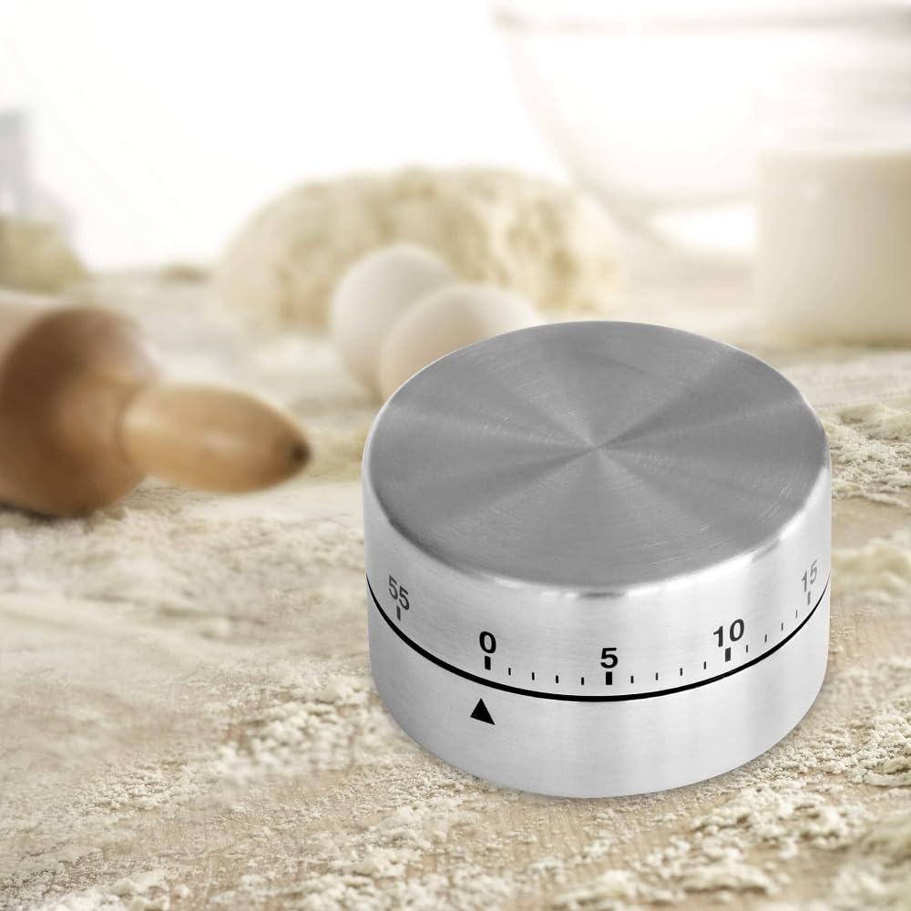 Zenker Minute Timer Cylinder, Silver, 2.56