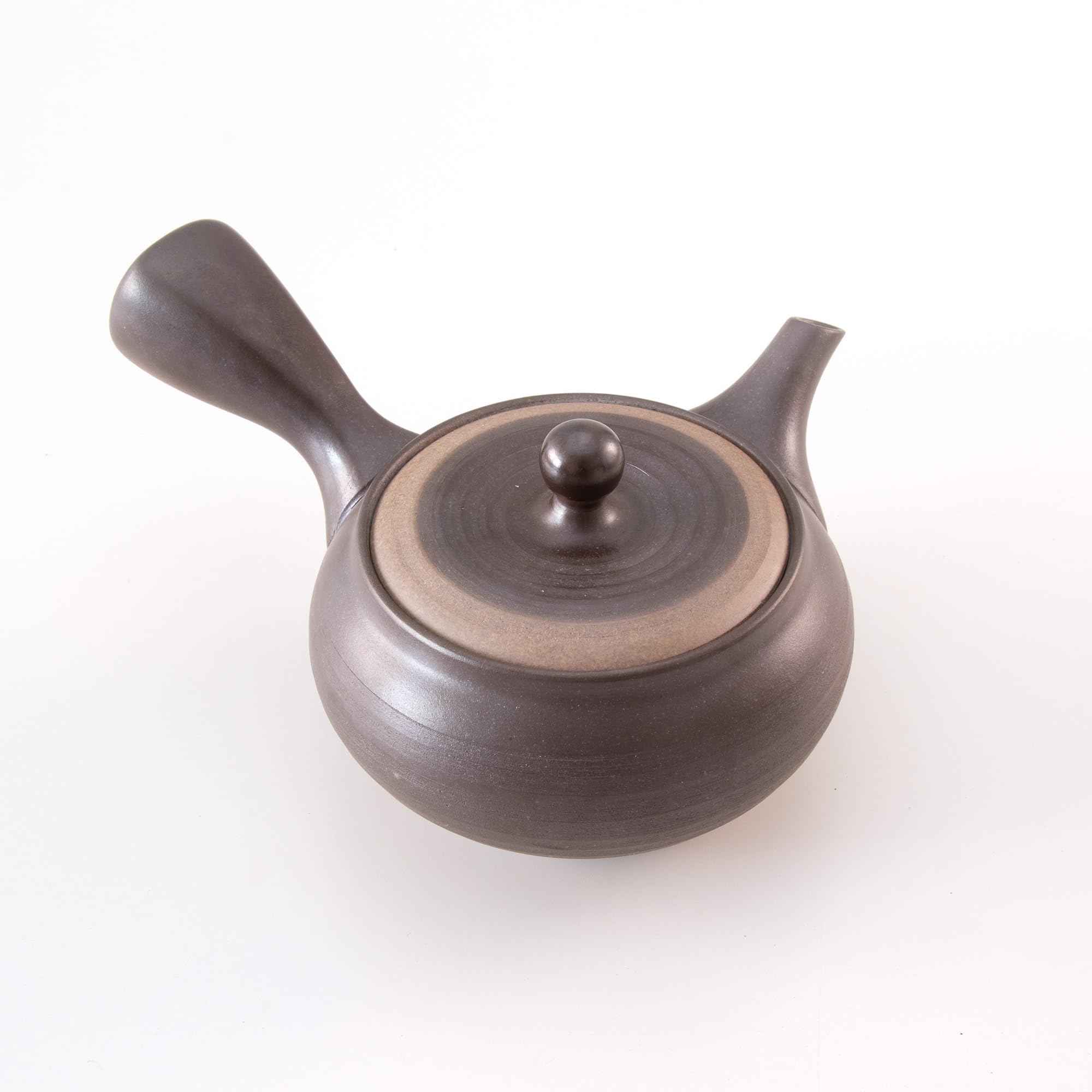 Asayu Japan Kyusu, Theiere Japonaise traditionnelle, Ceramique Nippone, Teapot Kurofuki, Artisanat ancien