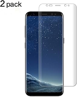 TANTEK [2-Pack Screen Protector for Samsung Galaxy S8 Plus[Galaxy S8+],[Not Glass] TPU Film Curved Edge to Edge,Ultra Clear,Anti Scratch,Bubble Free,Case Friendly