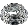 Hillman Steel Wire Rope Picture Hanging Wire, 25', Corrosion Resistant, Holds 30 lbs, Ideal for Crafts & DIY, Silver | 121110