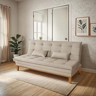 Sofá Cama Reclinável Casal 3 Lugares Suede Premium Ecom Home – Retrátil, Compacto, Confortável e com Almofadas Inclusas - Produto 7 mais recomendado com 0 estrelas