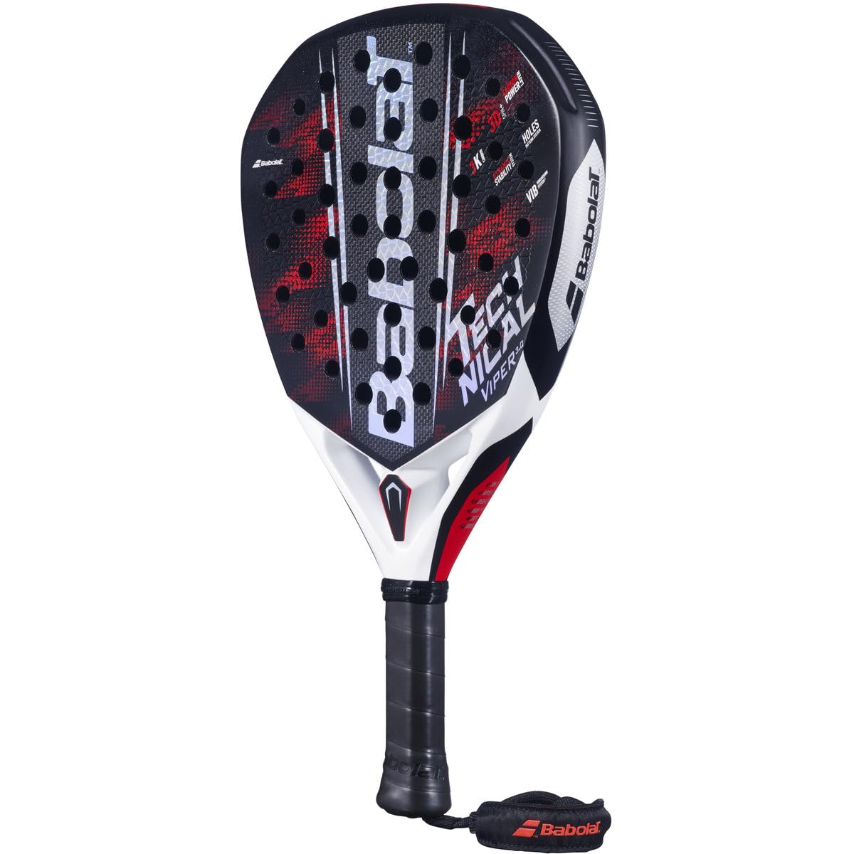 Babolat Technical Viper 3.0 Padelschläger (Schwarz/Rot)