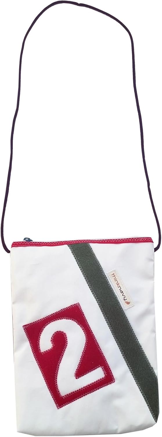 Lucky Numbers Water resistant Crossbody Bag, Personalized Sail Bag