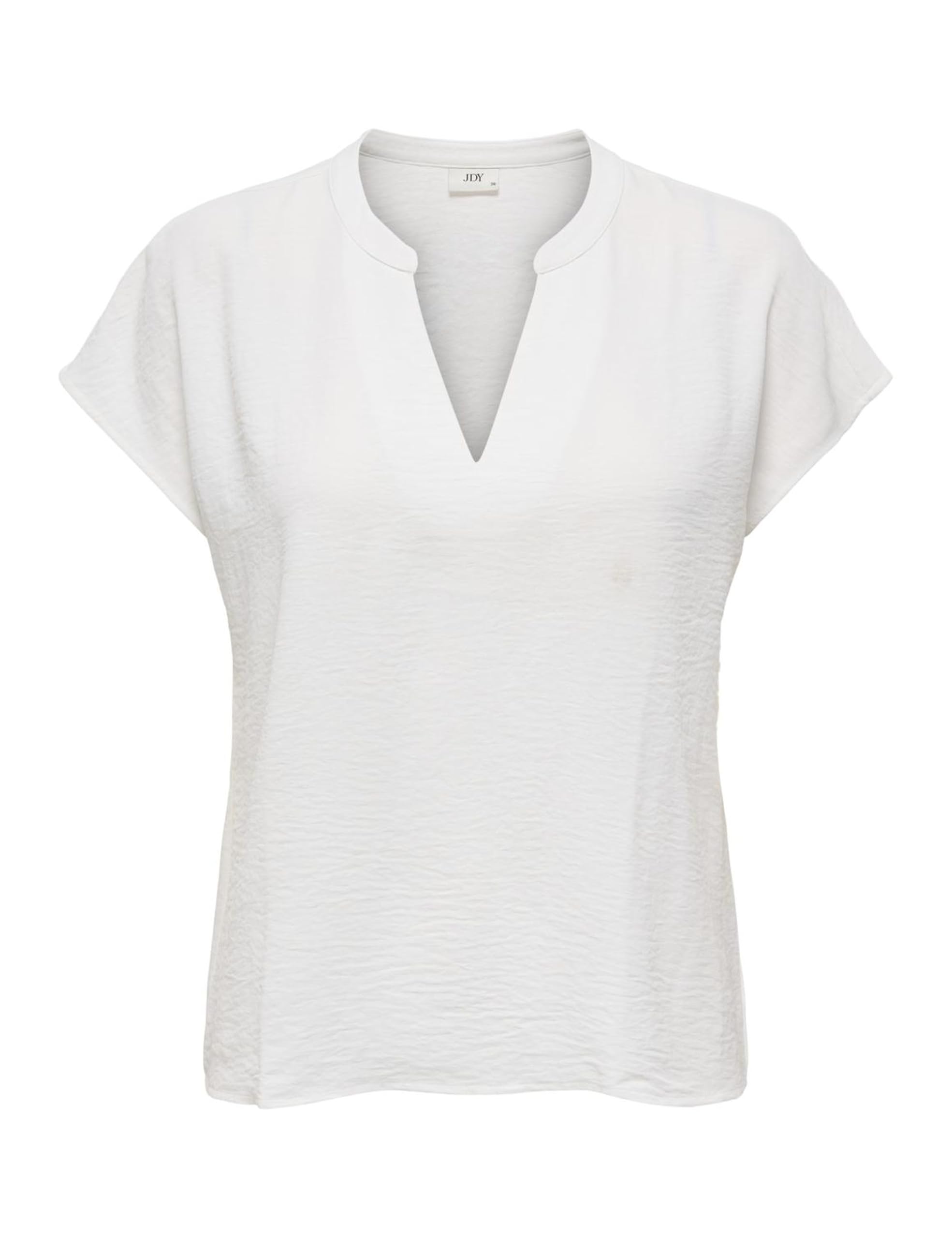 JDY Womens Jdylion S/S Top Wvn Noos Blouse, Cloud Dancer, 8 UK