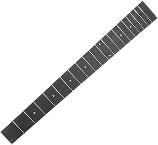 SUPVOX Wood Guitar Fingerboard, 41" Acoustic Guitar Neck, Pre-Installed Frets & Bright Dot Inlays, Suitable for Practice & Performances