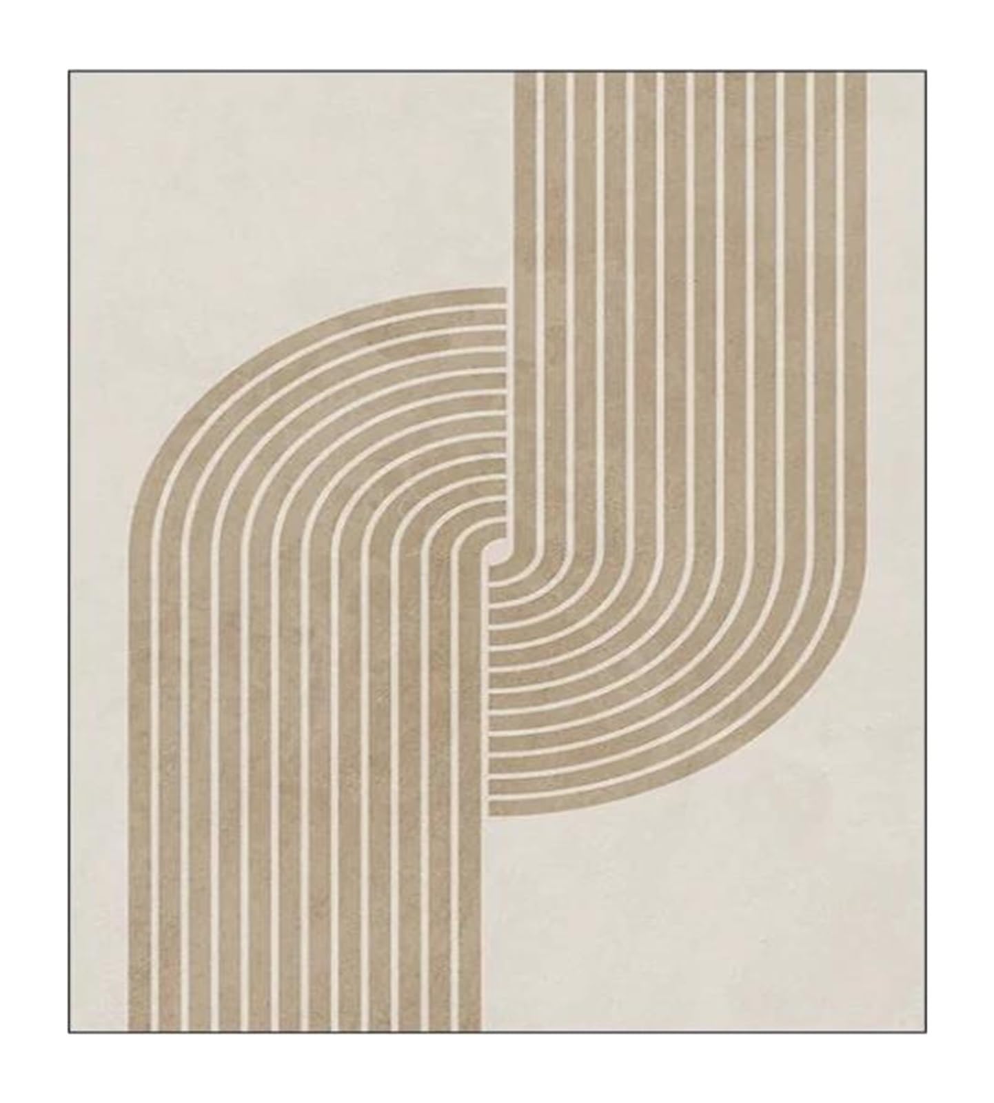 Impression sur toile abstraite minimaliste XENITE de 40x60cm pour décoration