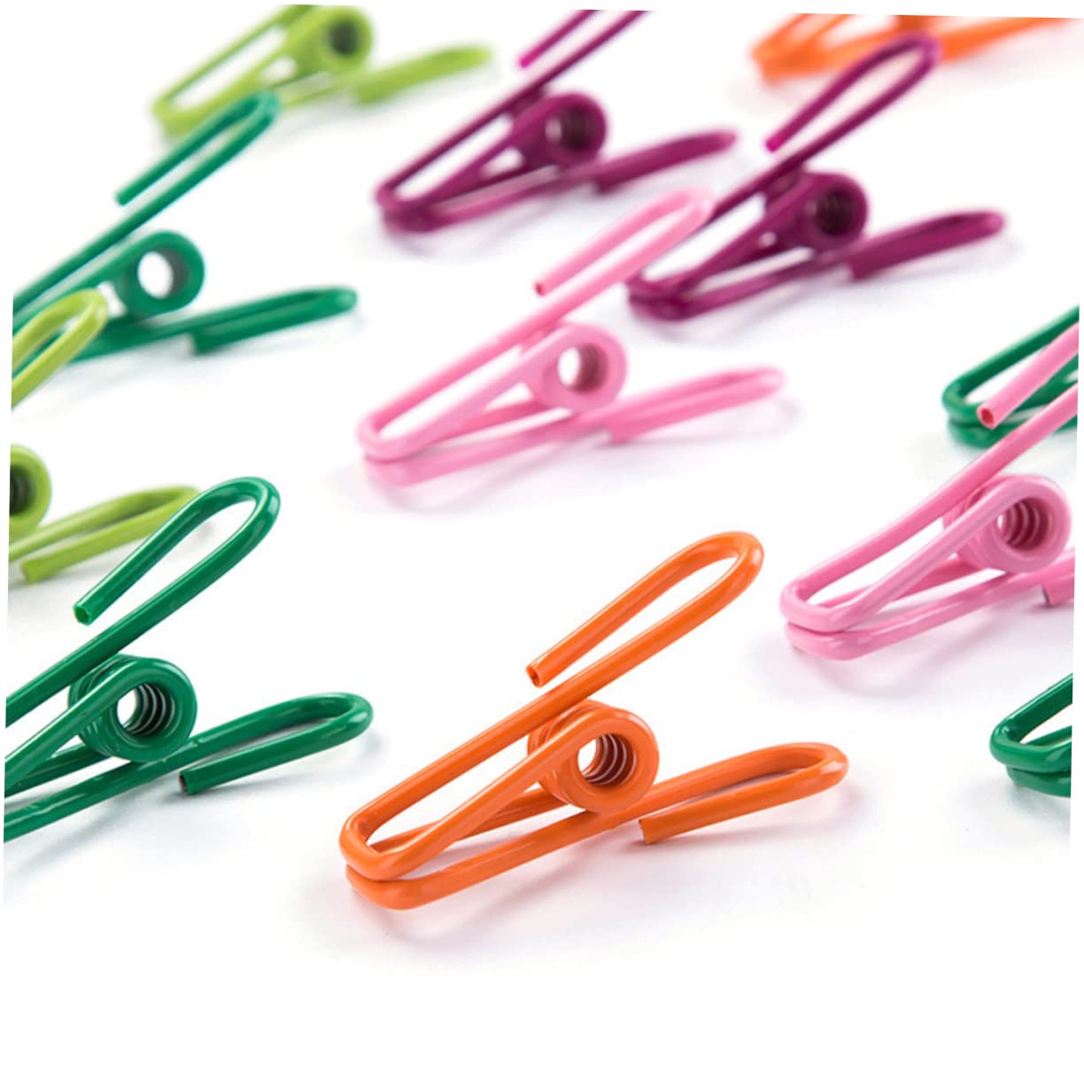 Ciieeo 70 pezzi Mollette per Bucato da Clip Antivento per Asciugare Vestiti Resistente e Leggero per Asciugamani Jeans Casuale Colore Casuale