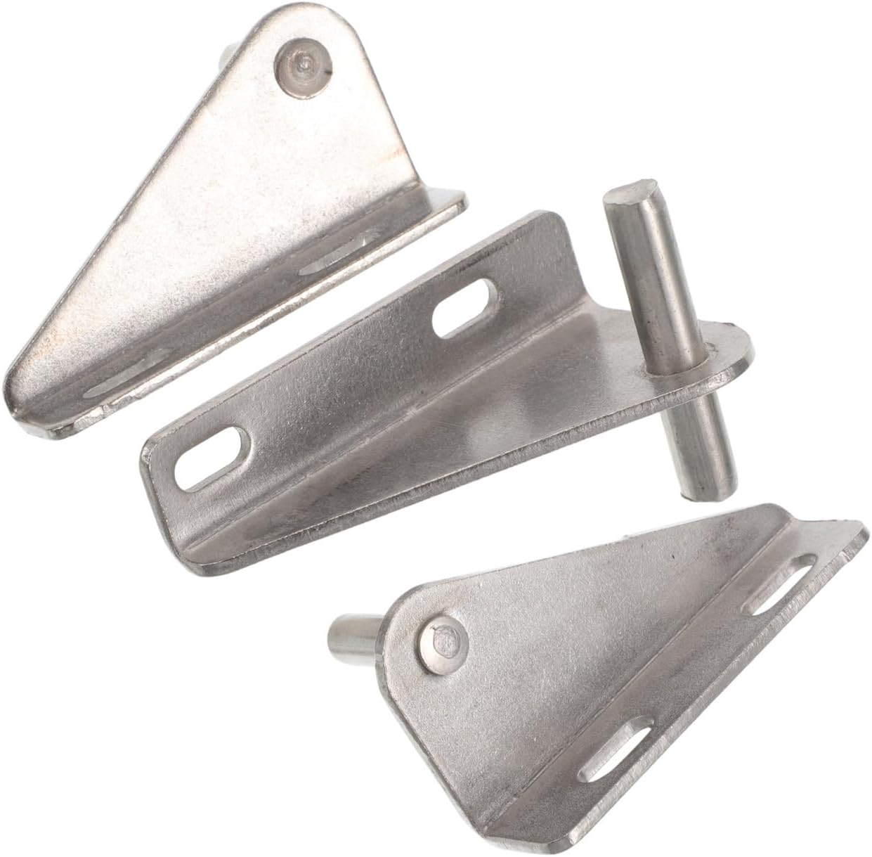 Unomor 3pcs Refrigerator Door Hinge Replacement Kit Fit for Chest Freezers and Industrial Refrigerators Smooth Movement and Design