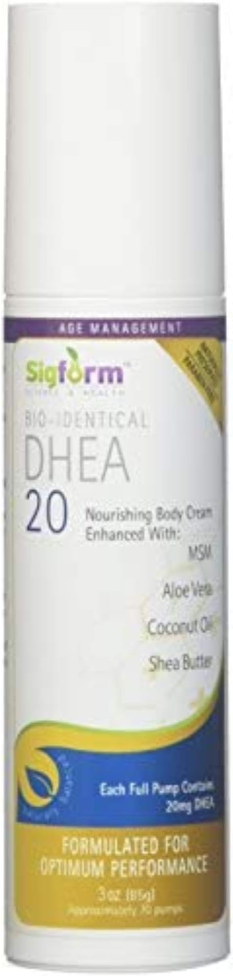 SIGFORM Dhea Cream, 0.02 Pound