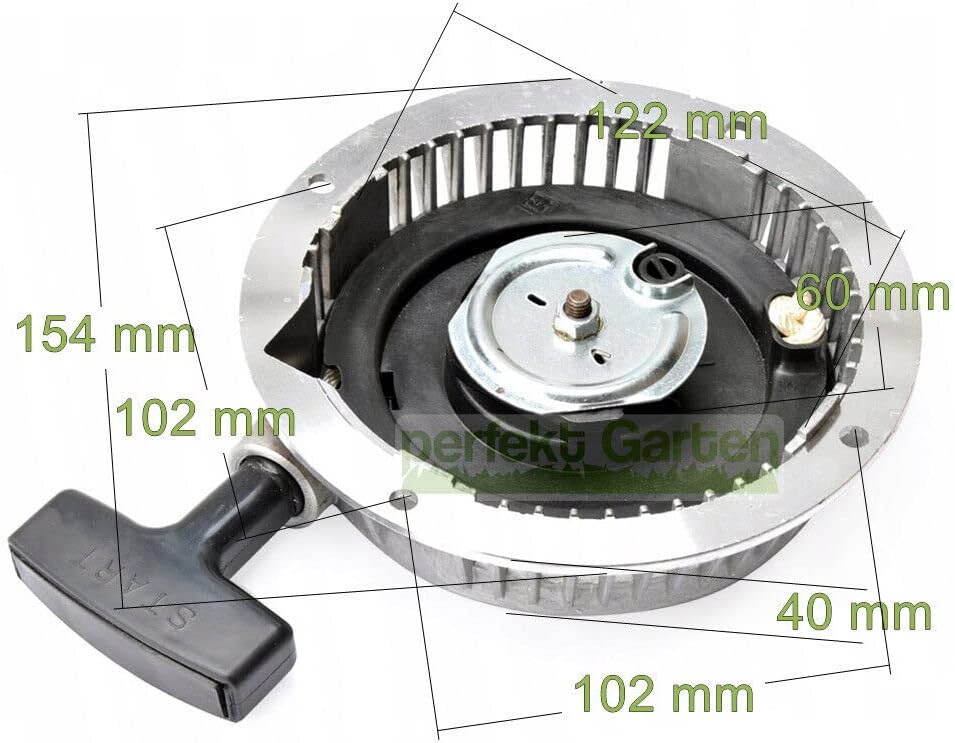 Pull Starter Hand Starter Compatible with Wacker WM80 (WM 80) Tamper Vibrating Plate 0046098