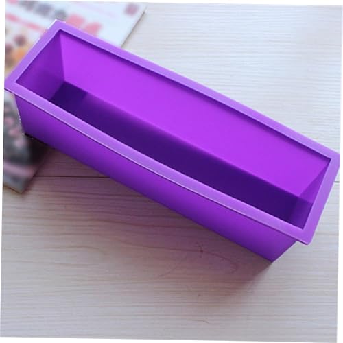 Miniatura 6 de COHEALI 2pcs Molde De para Resina De para Flexible Mold Soap Cake Mold Soap Silicone Molds Silicone Soap Molds DIY Soap Tools Rectangular Soap Mold