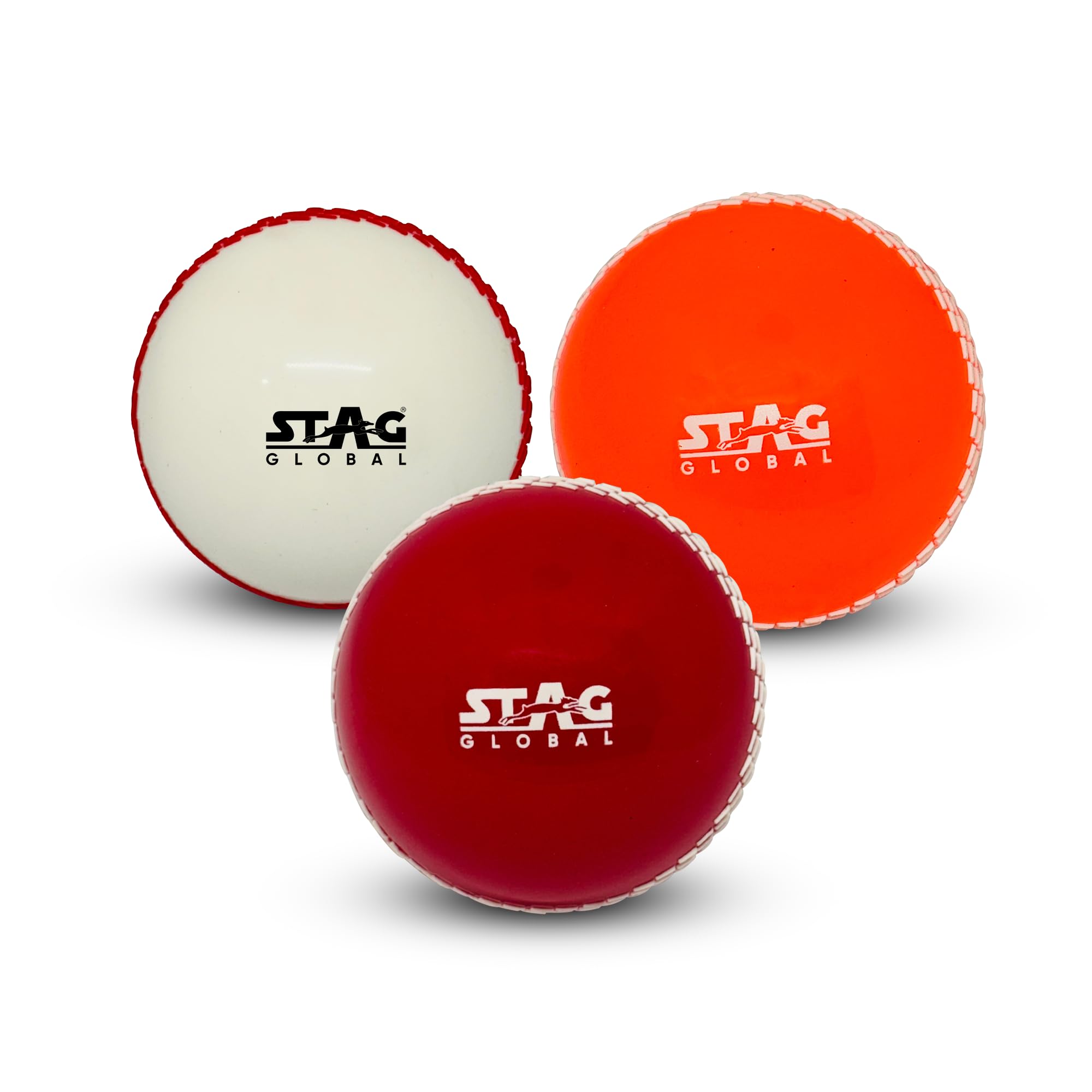 STAG GLOBAL Cricket Balls – Pack of 3 | High Visibility PVC Balls for Practice & Training | Soft, Durable & Lightweight for All Surfaces (Cricket Balls P-3)-image-20