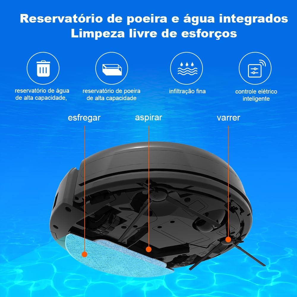 Integrated dustbin and water tank diagram