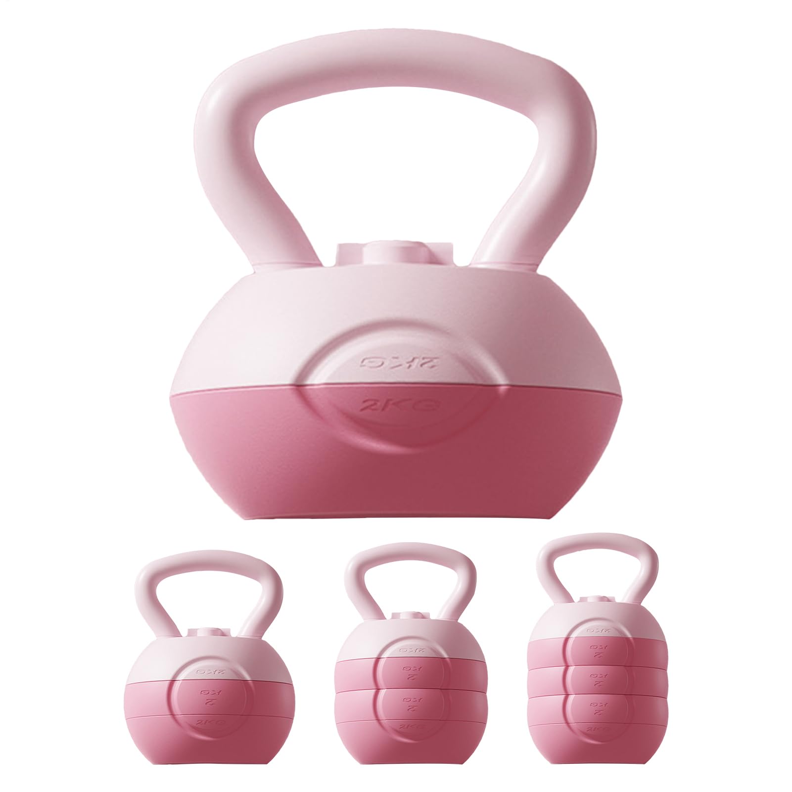 Genérico Pesa Rusa de Fitness, Pesa Rusa | Pesas Rusas Ajustables | Equipo de Entrenamiento Corporal, Pesas Rusas Ajustables para Entrenamiento de Fuerza de Agarre, Ejercicios con Pesas y Mancu