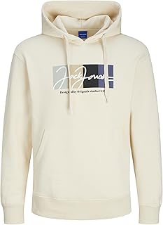 JACK & JONES Men's Portland Block Hooded hoody (pack of 1)