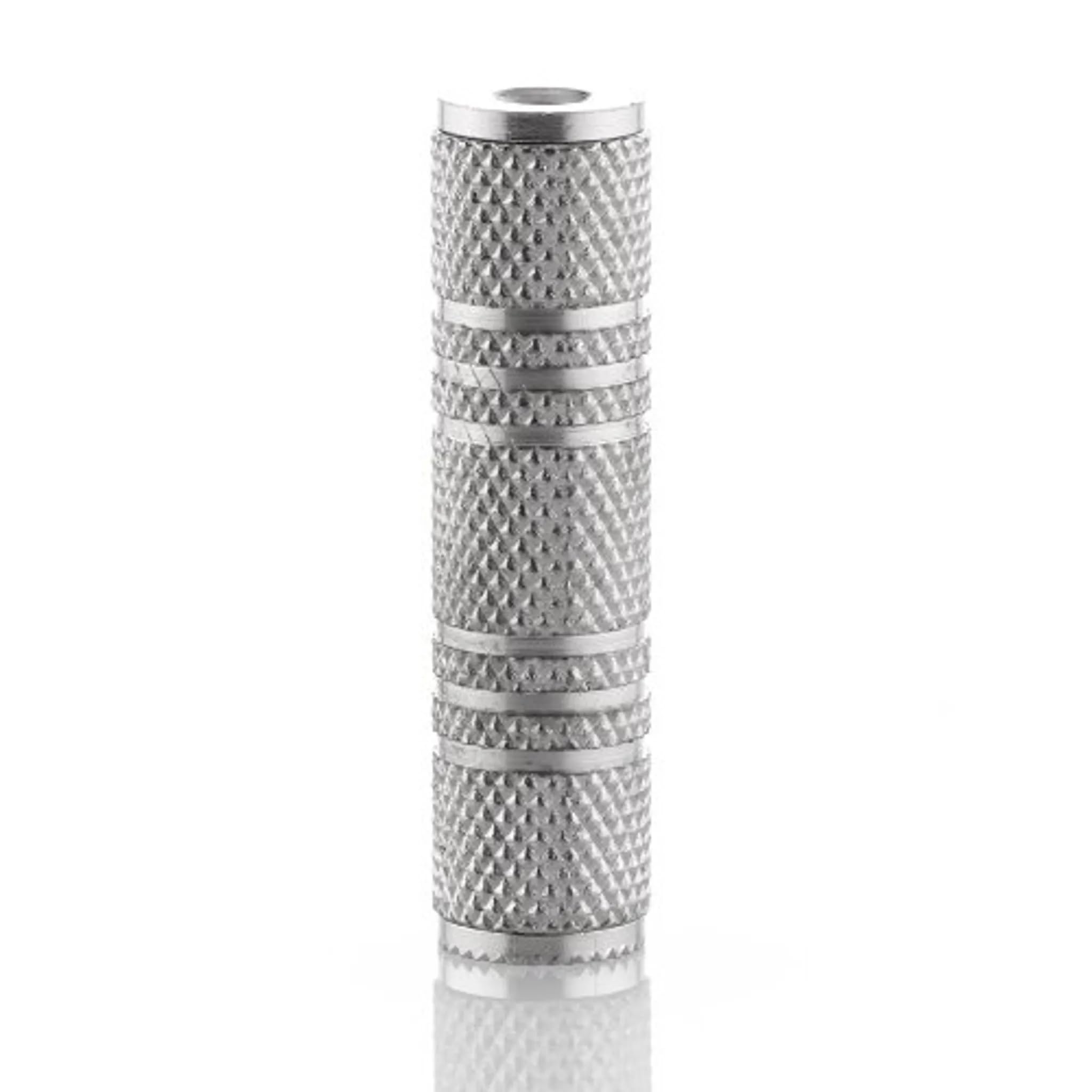 TECHZOCO Adattatore Audio Stereo Giunto Jack 3.5 Femmina a Femmina, Estensore Cavo Auricolari, 3,5 mm to 3,5 mm
